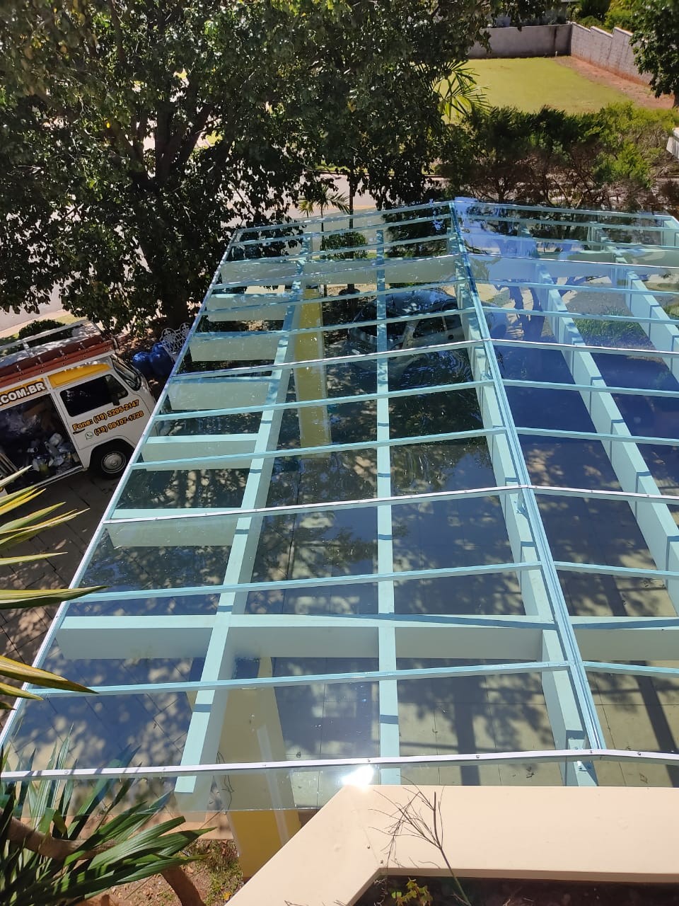 Cobertura de policarbonato para garagem Cobertura de policarbonato para garagem
