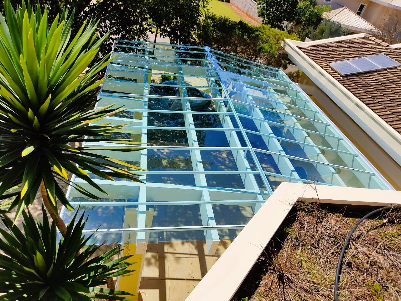 Cobertura de policarbonato vinhedo Cobertura de policarbonato vinhedo