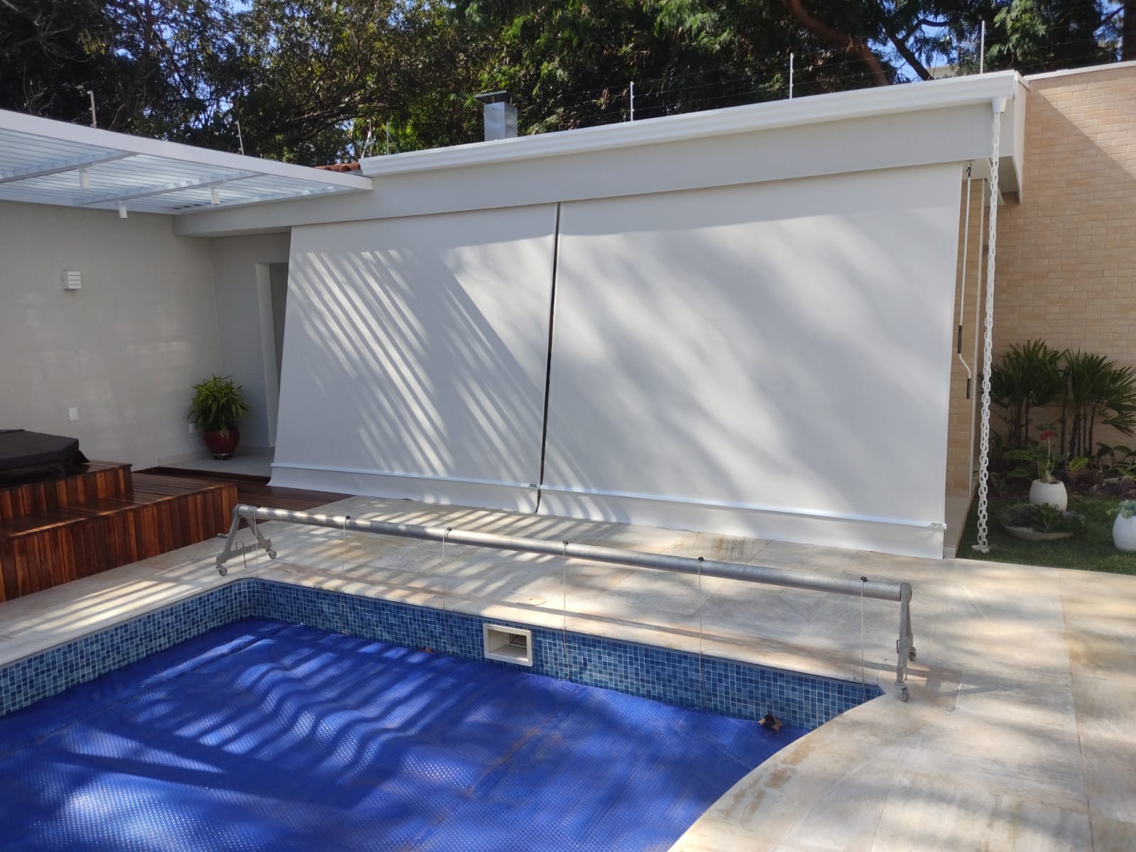 Toldo cortina em tela screen Campinas Toldo cortina em tela screen Campinas