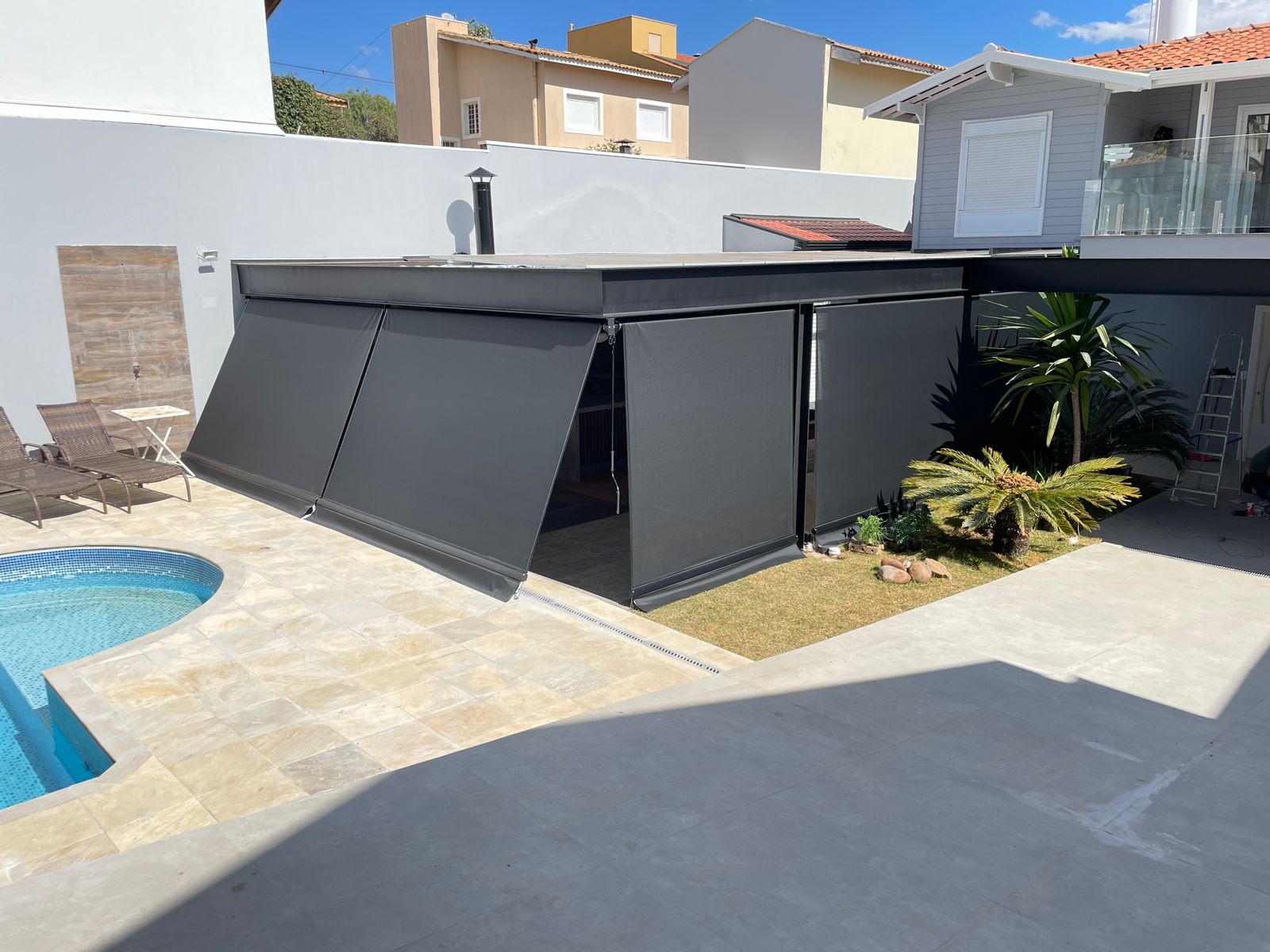 Toldo cortina em tela screen Campinas Toldo cortina em tela screen Campinas
