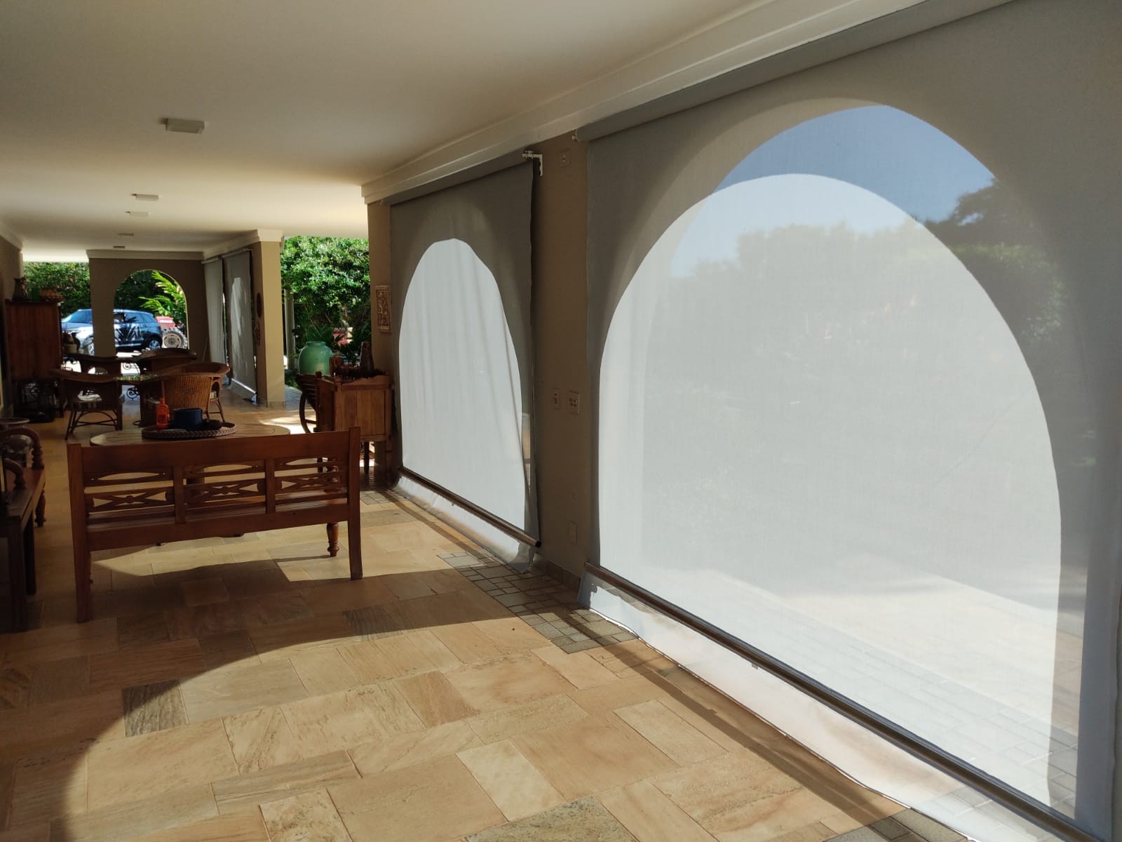 Toldo cortina em tela screen Itupeva Toldo cortina em tela screen Itupeva