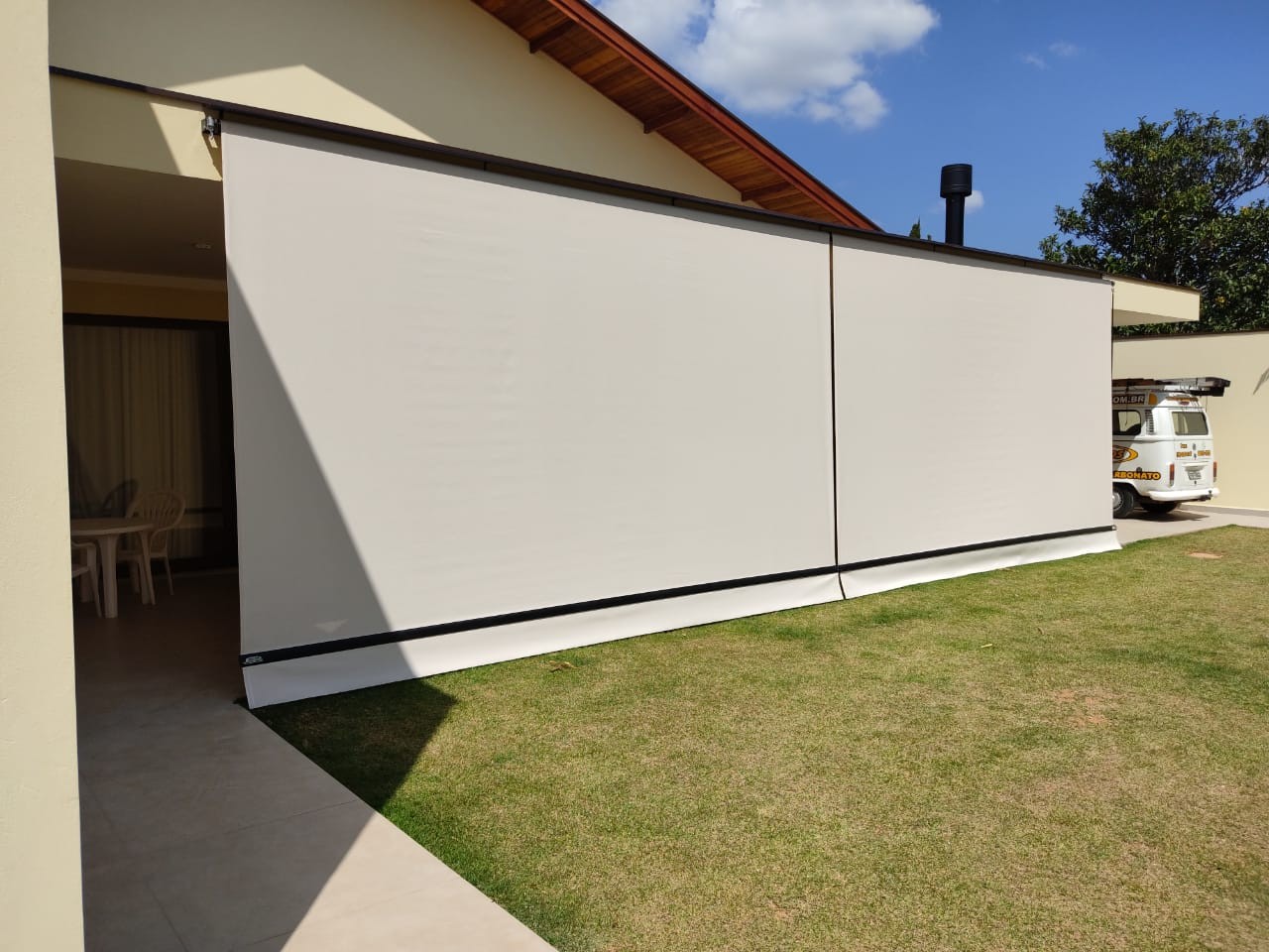 Toldo cortina em tela screen Itupeva Toldo cortina em tela screen Itupeva